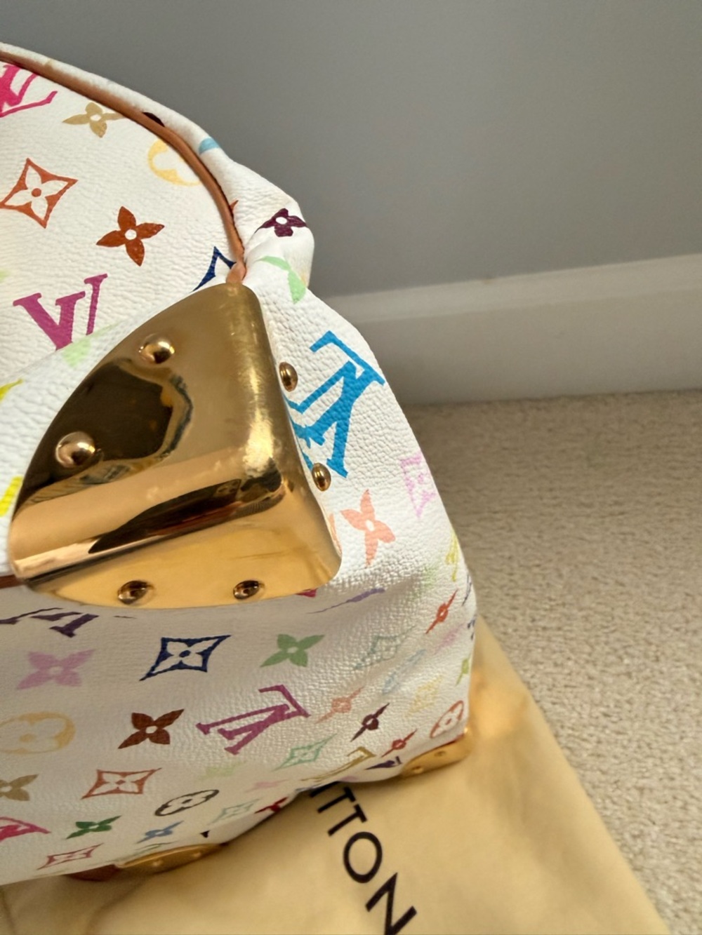 AUTH Limited Edition Louis Vuitton Multicolor Murakami Speedy - Picture 6 of 16